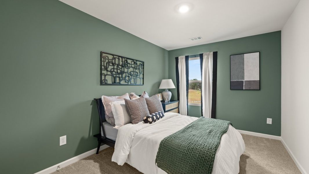 Furnished interior in a model home at Woodbury Park in Atlanta (Image 35).