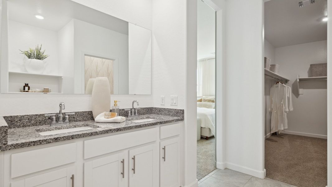 Furnished interior in a model home at Anthem at Merrill Ranch in Florence (Image 89).