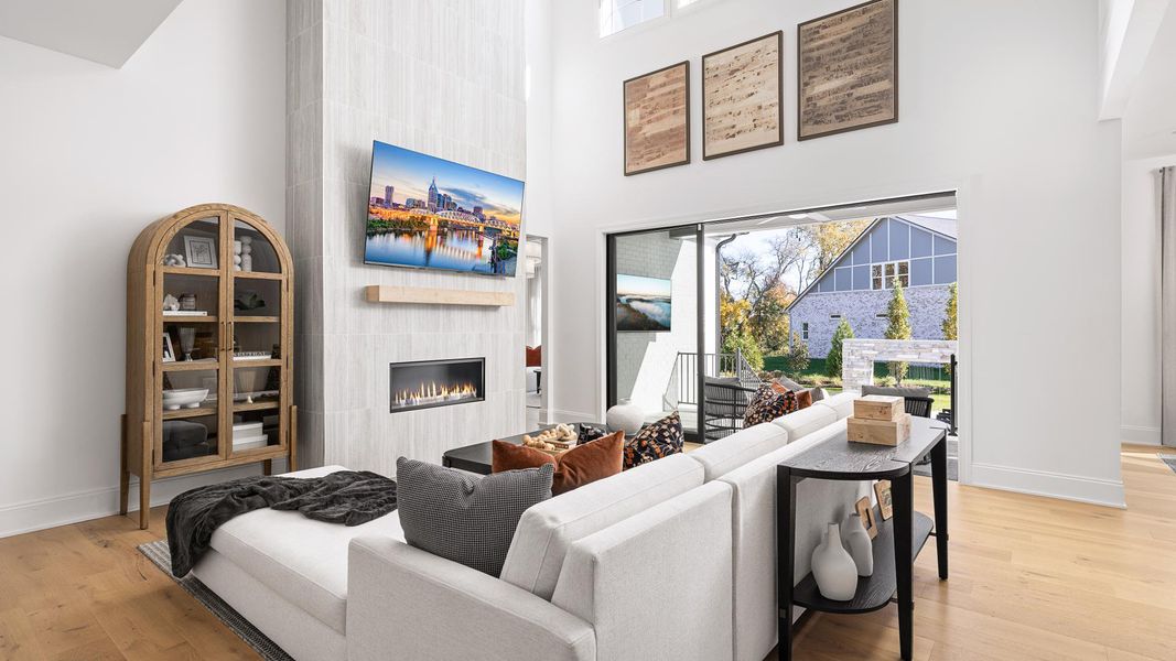 Expansive, open-concept living levels with an abundance of natural light