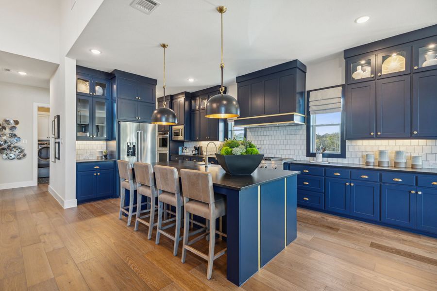 Furnished interior in a model home at Painted Tree 60' Series in McKinney (Image 31).