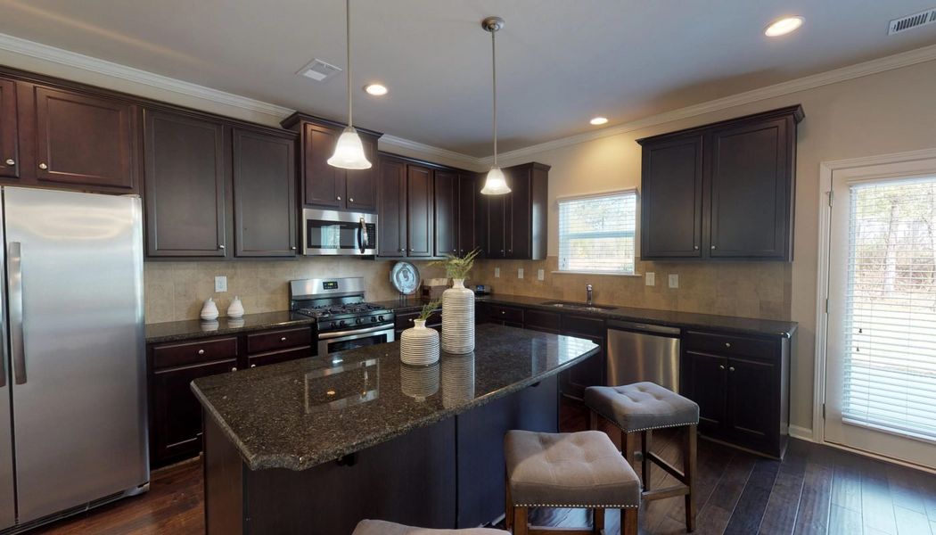 Furnished interior in a model home at Westbury in Griffin (Image 25).