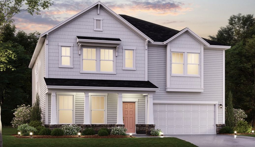Front exterior of a home in the The Groves of Berkeley community, located in Moncks Corner, SC (Image 16). Front exterior of a home in the The Groves of Berkeley community, located in Moncks Corner, SC (Image 16).