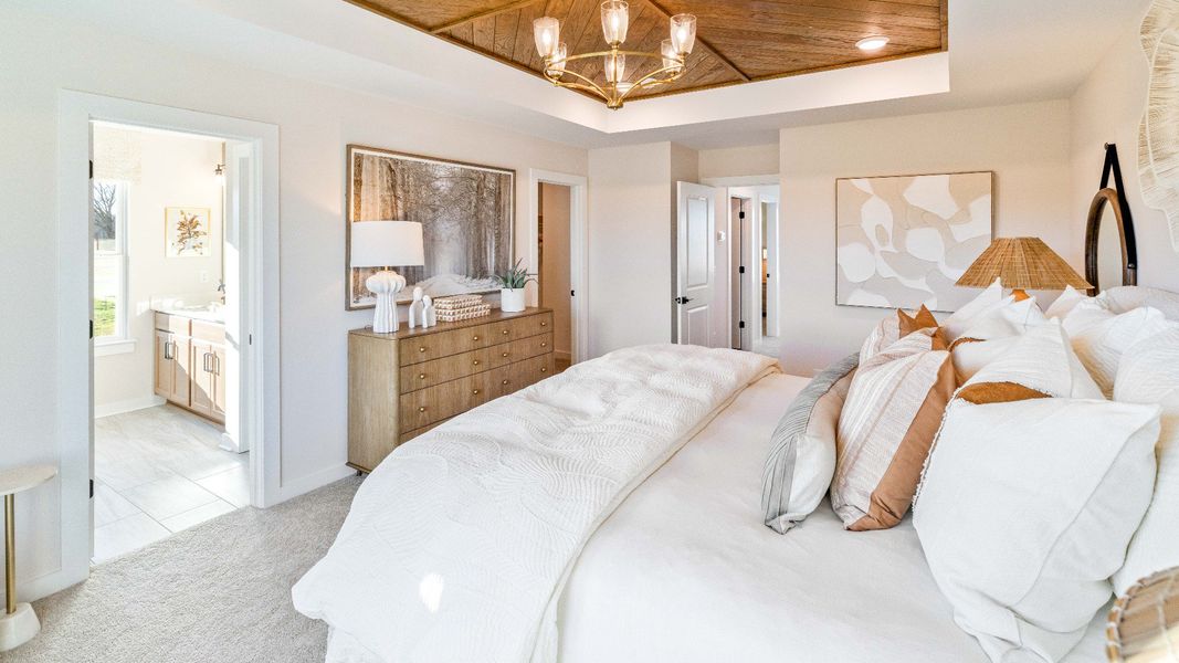Furnished interior in a model home at Bearwood Classics in Mount Pleasant (Image 19).