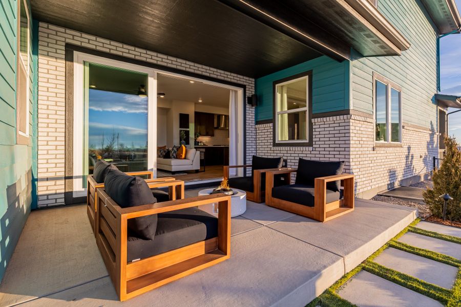 Exterior details of a home in Painted Prairie, Aurora (Image 22).