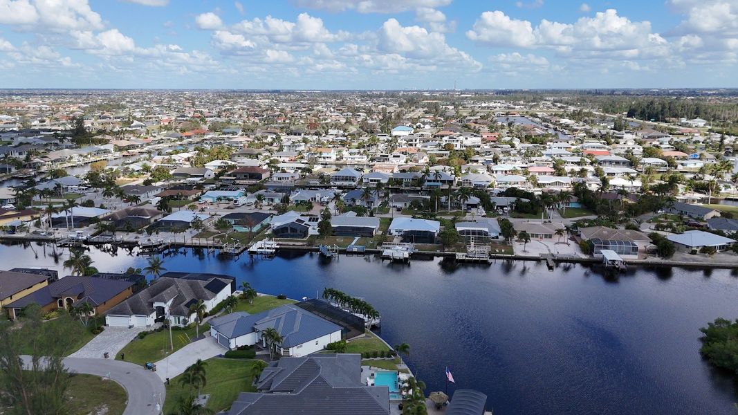 New Homes Cape Coral Aerial New Homes Cape Coral Aerial