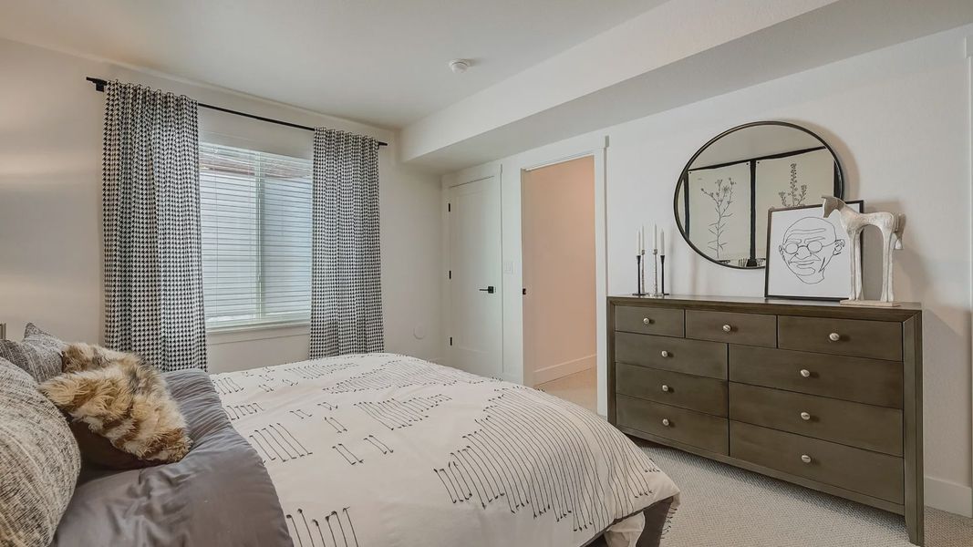 Furnished interior in a model home at Westerly in Erie (Image 26).