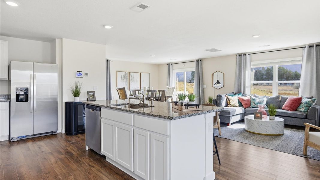 Furnished interior in a model home at Belhaven in Knoxville (Image 7).