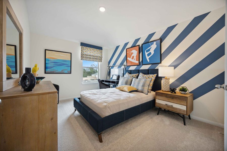 Furnished interior in a model home at Roman Forest in New Caney (Image 19).