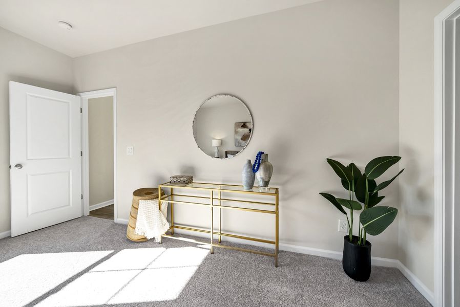 Furnished interior in a model home at Portrait Hills in Aiken (Image 72).