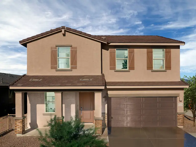 The 2380 floorplan modeled at Meadows at Rancho Marana in Marana, AZ.