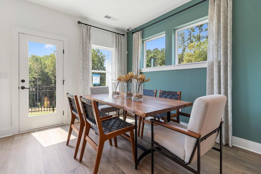 Furnished interior in a model home at Grandview Terrace in Canton (Image 6).