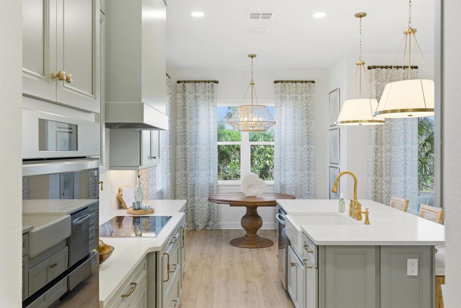 Furnished interior in a model home at Beachview Cove in Ormond Beach (Image 66).