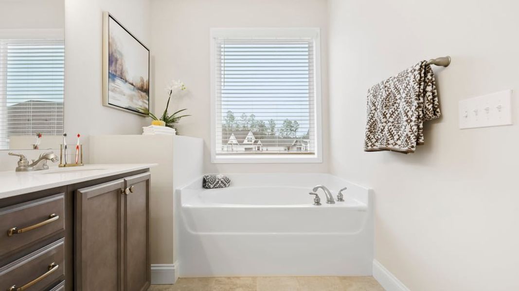 Furnished interior in a model home at Ravencrest in Roebuck (Image 28).