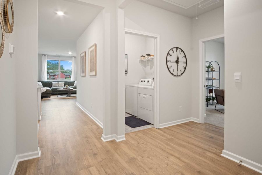 Furnished interior in a model home at Timberwalk in Cookeville (Image 16). Furnished interior in a model home at Timberwalk in Cookeville (Image 16).