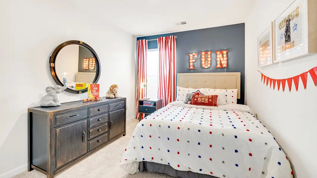 Furnished interior in a model home at Laurel Park Townhomes in Hephzibah (Image 17).