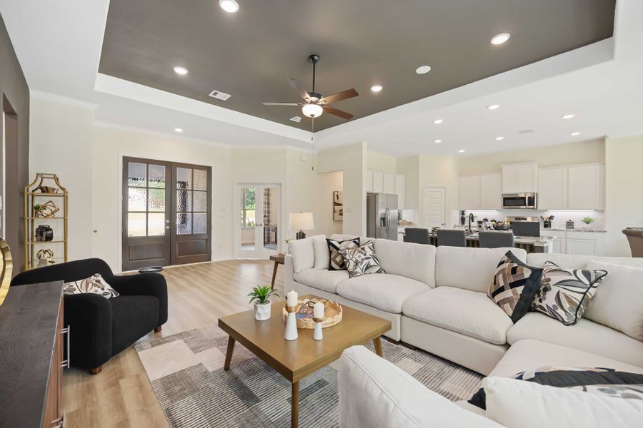 Deer Pines Model - Family Room