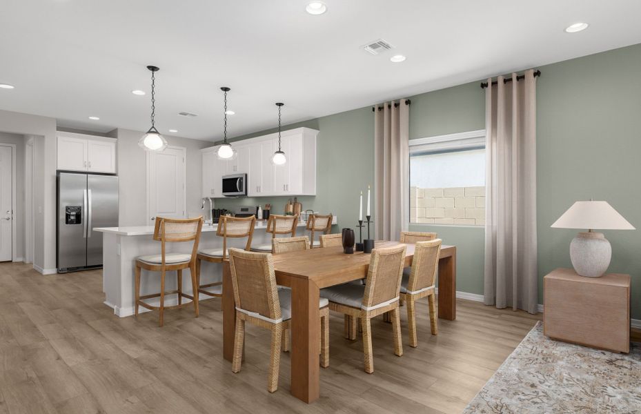Furnished interior in a model home at Alamar in Tolleson (Image 33).