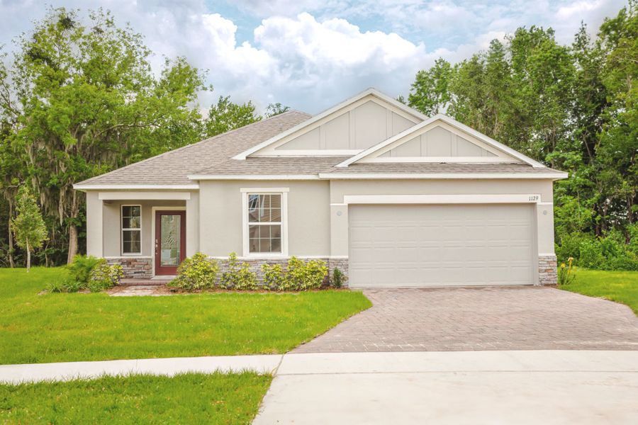 Front exterior of a home in the Brookshire Green community, located in Kingsland, GA (Image 2).