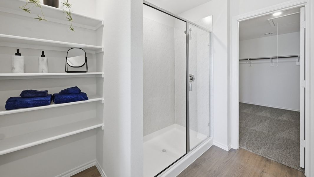 Furnished interior in a model home at Sweetwater Springs in Sherman (Image 31).