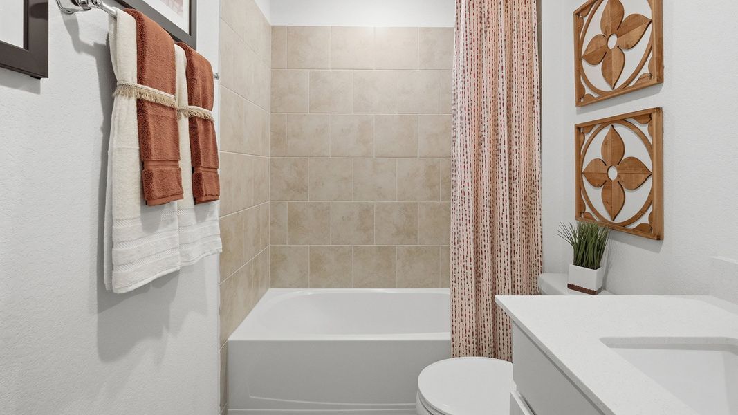 Furnished interior in a model home at Rancho San Gabriel in Georgetown (Image 34). Furnished interior in a model home at Rancho San Gabriel in Georgetown (Image 34).