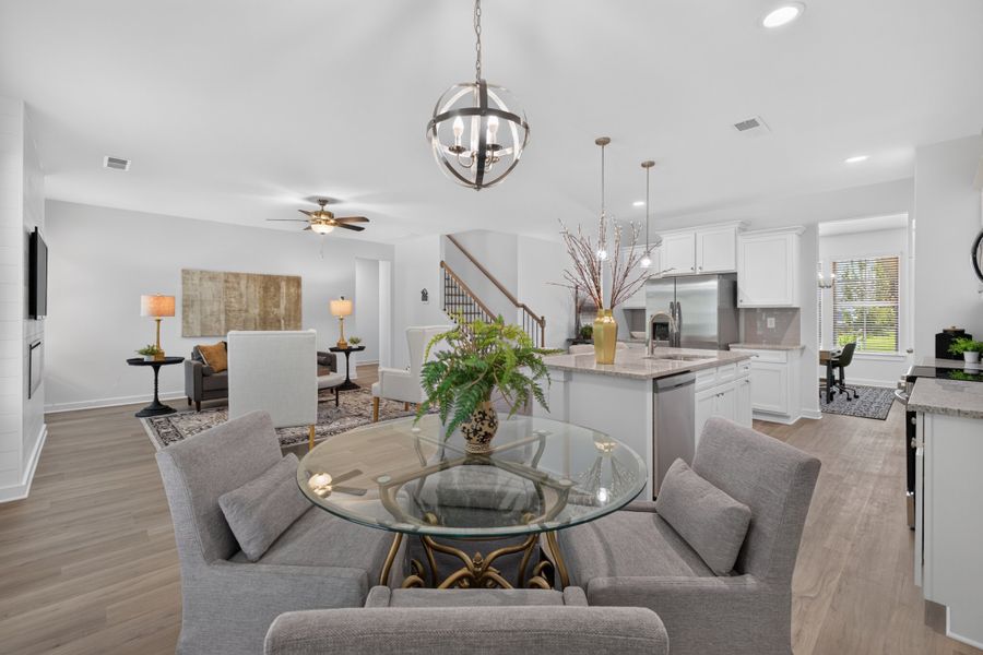 Furnished interior in a model home at Red Bird Manor in Jefferson (Image 12).
