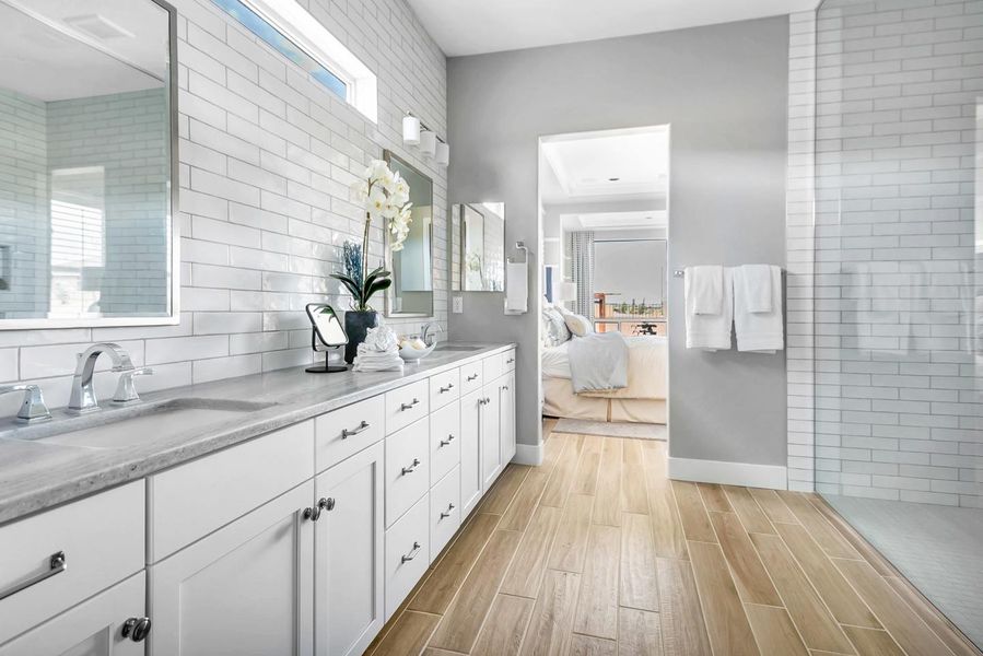 Furnished interior in a model home at Summit at The Dells in Prescott (Image 6).