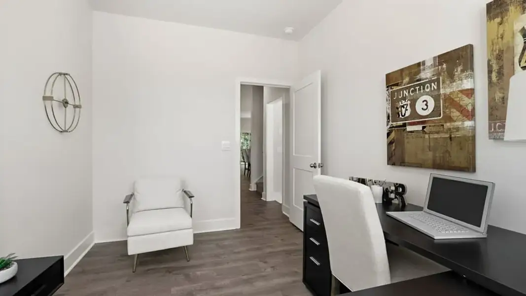 Furnished interior in a model home at Ashmore Hills in Mauldin (Image 20).