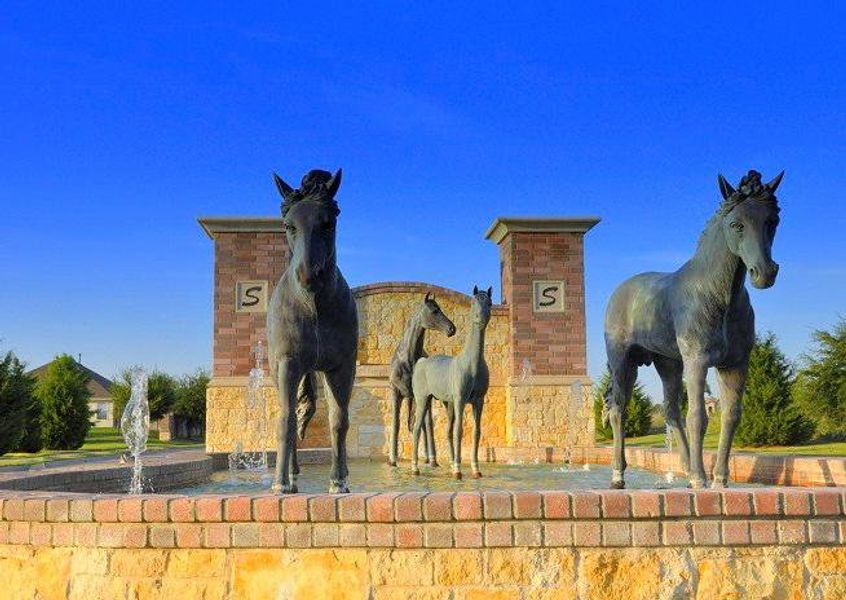 Image 1 of the Saddlebrook Estates community in Waxahachie, TX.