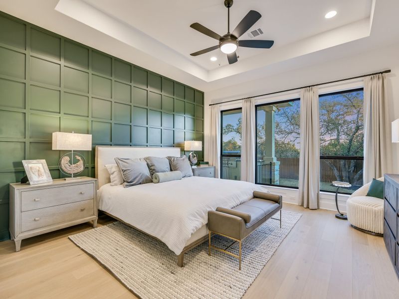 Furnished interior in a model home at Riverstone in Georgetown (Image 38). Furnished interior in a model home at Riverstone in Georgetown (Image 38).
