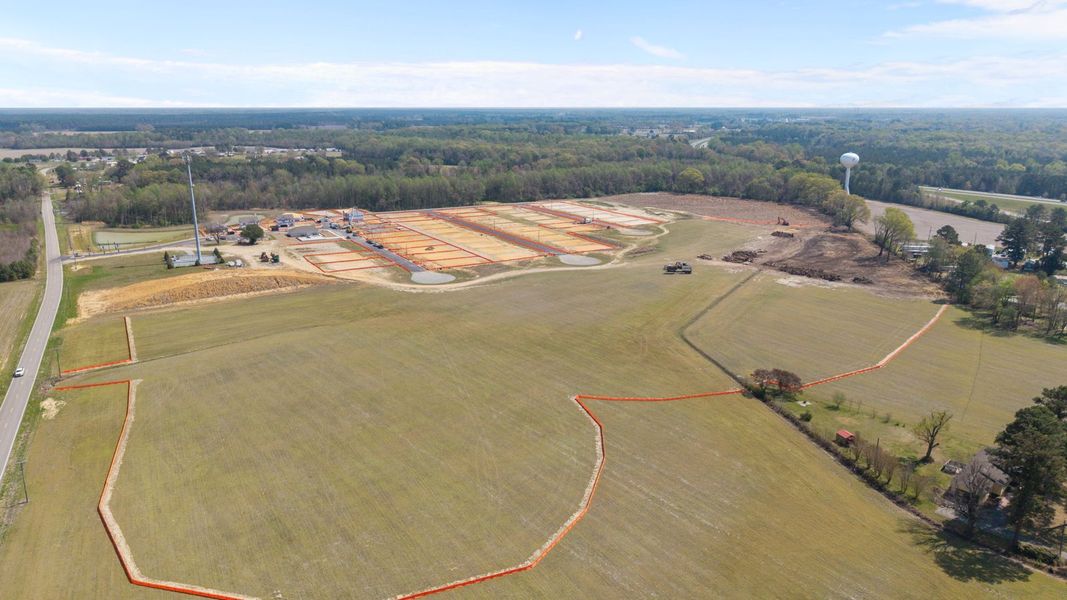 Site preparation and early development at Bynum Farms in Farmville, NC (Image 23).