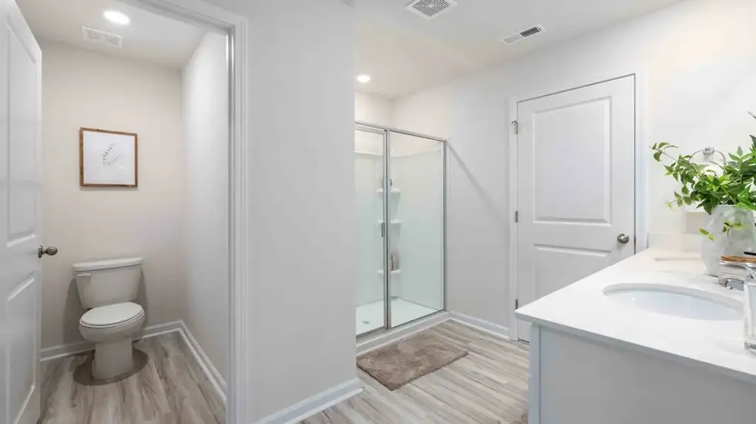 Furnished interior in a model home at Greenbriar Ridge in Statesville (Image 15).