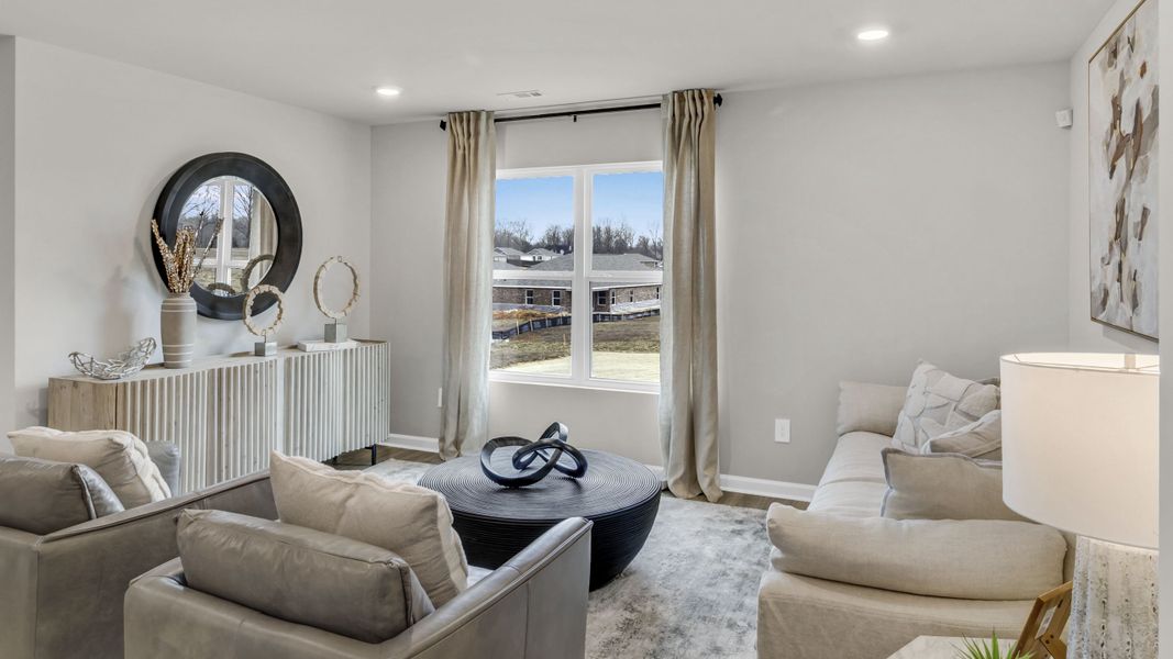 Furnished interior in a model home at Bailey Park in Fayetteville (Image 19). Furnished interior in a model home at Bailey Park in Fayetteville (Image 19).