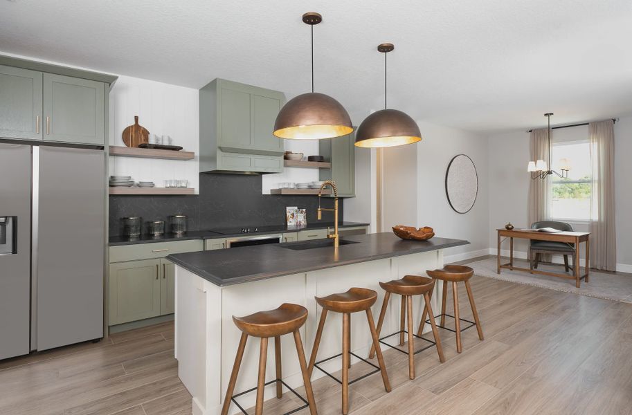 Furnished interior in a model home at Sunbrooke in St. Cloud (Image 10). Furnished interior in a model home at Sunbrooke in St. Cloud (Image 10).