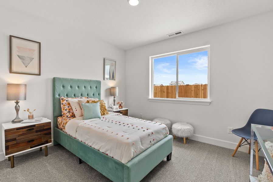 Furnished interior in a model home at Willowbrook in Madras (Image 16).