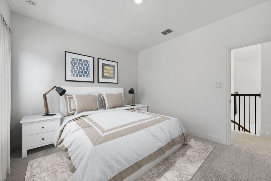 Furnished interior in a model home at The Ridge at Northlake 50s in Northlake (Image 61).