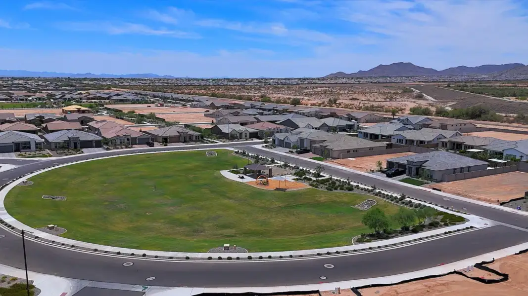 Aerial view of the Windrose community in Waddell, AZ, showing layout and nearby surroundings (Image 7).