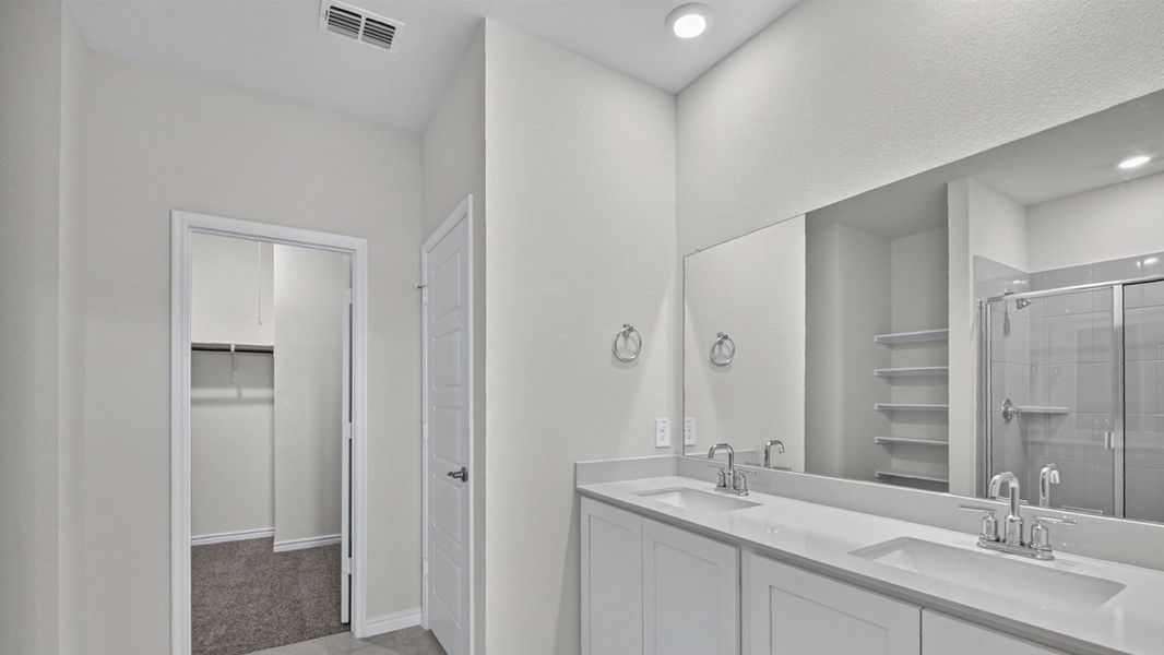 Furnished interior in a model home at Magnolia at Legacy Hills in Celina (Image 7).