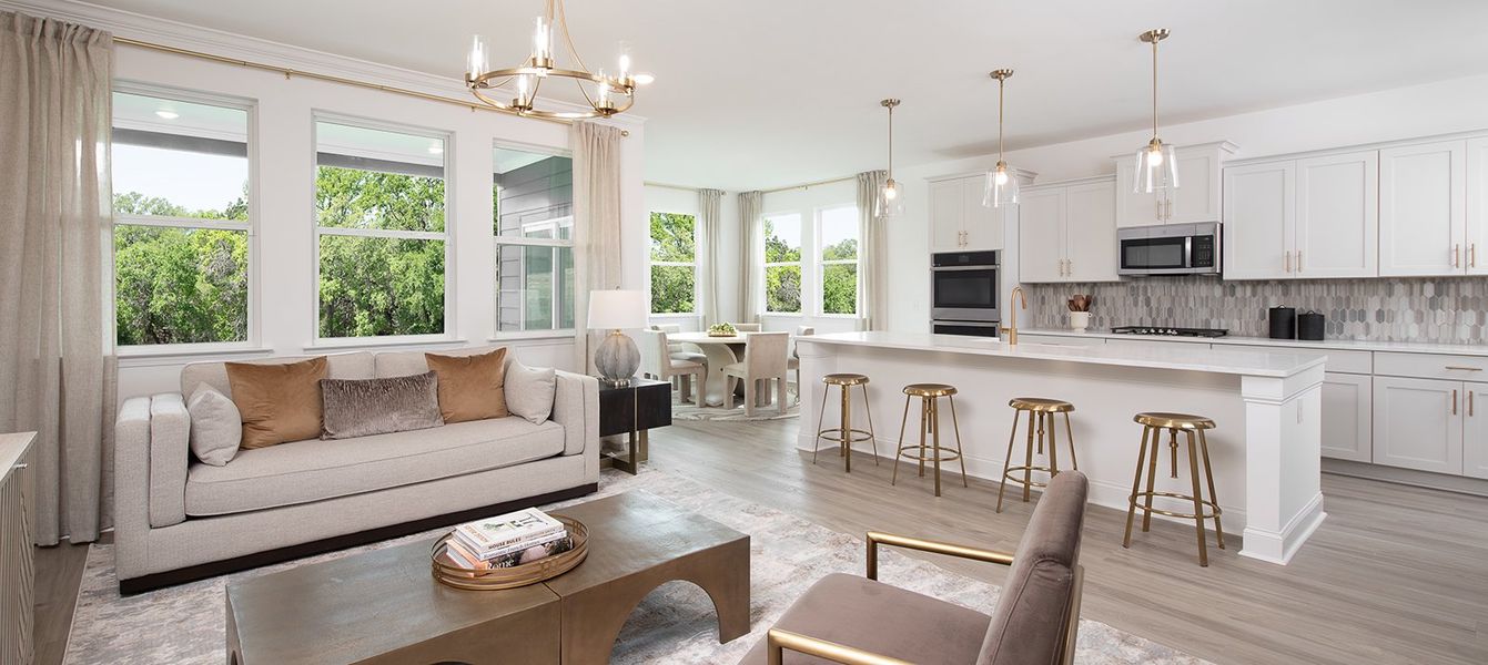 Furnished interior in a model home at Willow Landing in Mount Juliet (Image 6).