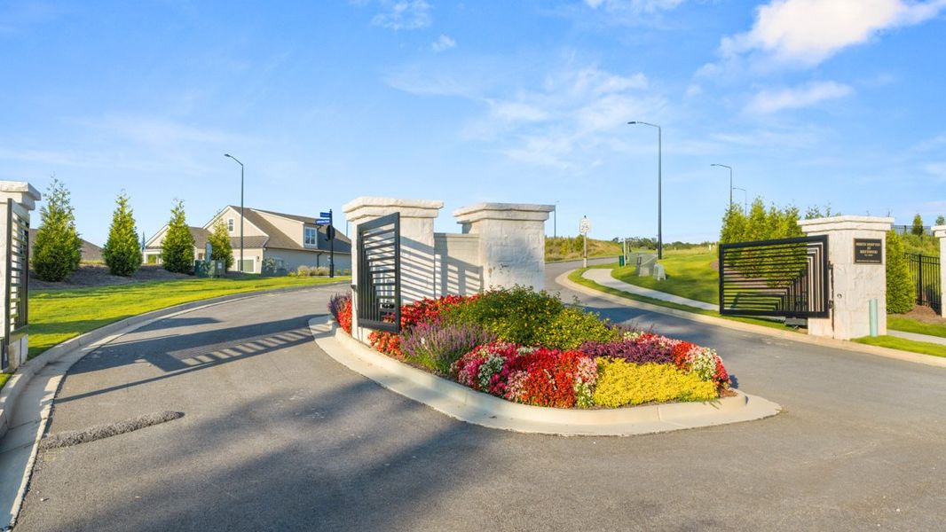 Entrance to the Hamptons at Riverwood North community in Dallas, GA, featuring signage and landscaping (Image 2). Entrance to the Hamptons at Riverwood North community in Dallas, GA, featuring signage and landscaping (Image 2).