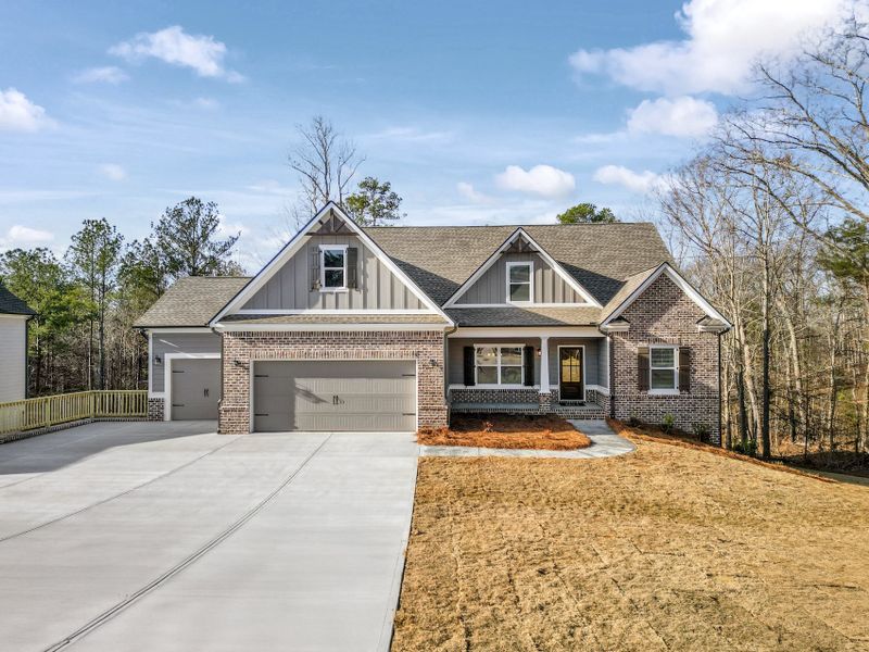 Front exterior of a home in the Belle Woode Estates community, located in Monroe, GA (Image 2). Front exterior of a home in the Belle Woode Estates community, located in Monroe, GA (Image 2).