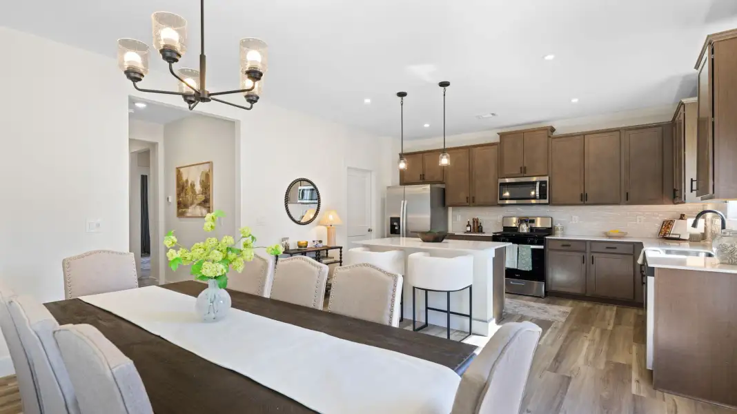 Furnished interior in a model home at Reina Vista in Loudon (Image 10). Furnished interior in a model home at Reina Vista in Loudon (Image 10).