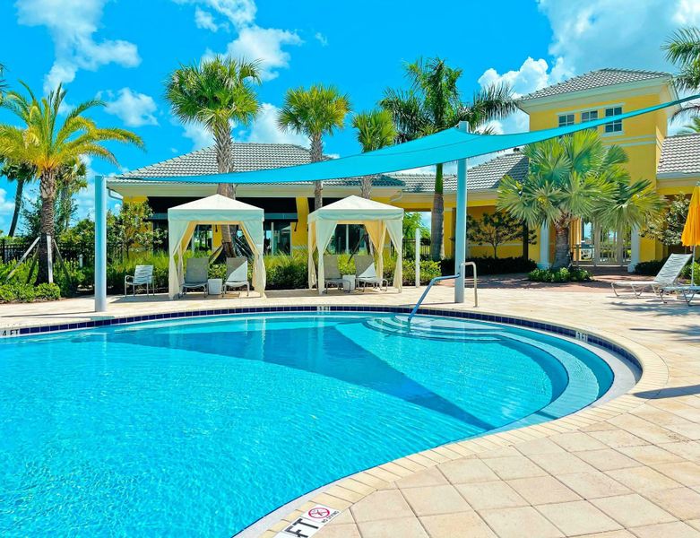 Resort Style Pool | Lake Park at Tradition:Resort Style Pool | Lake Park at Tradition