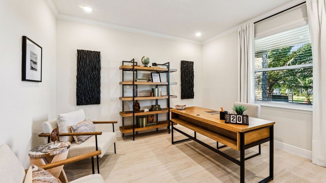 Furnished interior in a model home at Canterwood Acres in Ocala (Image 9).