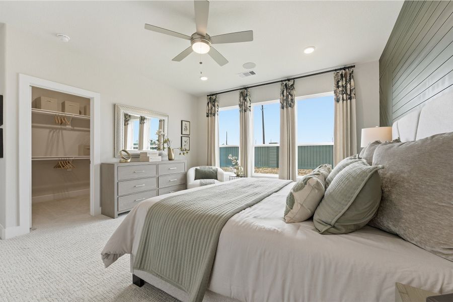 Furnished interior in a model home at Sundance Cove in Crosby (Image 23).