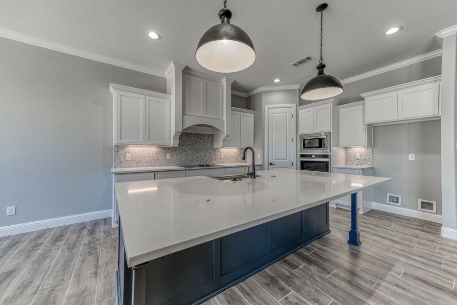 Furnished interior in a model home at Newsom Ranch in Azle (Image 5).