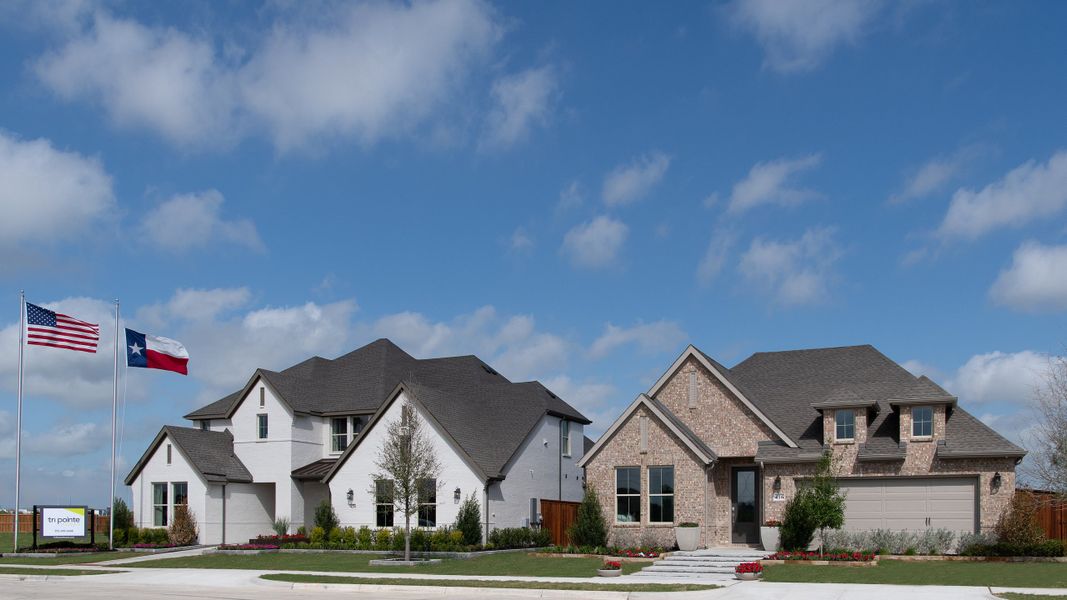Front exterior of a home in the LaPrelle community, located in Haslet, TX (Image 1). Front exterior of a home in the LaPrelle community, located in Haslet, TX (Image 1).