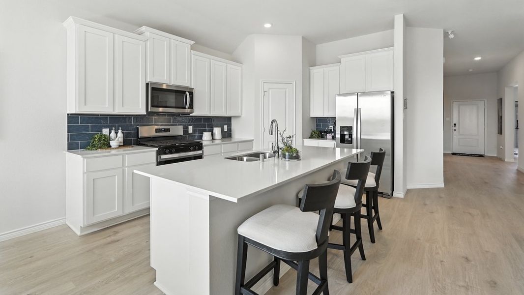 Furnished interior in a model home at Morning Ridge in Princeton (Image 15).