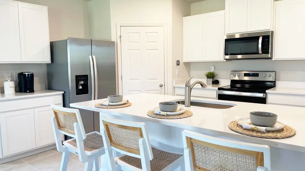 Furnished interior in a model home at Sebastian Highlands in Sebastian (Image 2).