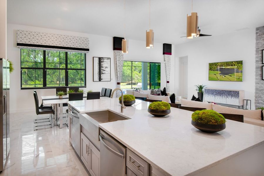 Furnished interior in a model home at Paradiso Grande Resort in Orlando (Image 9).