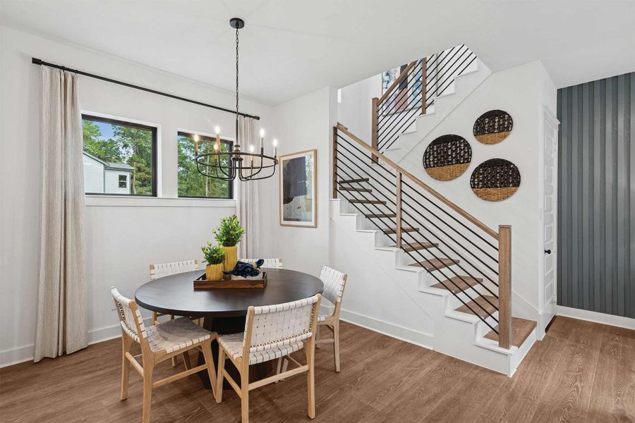 Furnished interior in a model home at Two Step Farm 35' in Montgomery (Image 5).